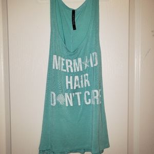 Mermaid Hair Don't Care tank